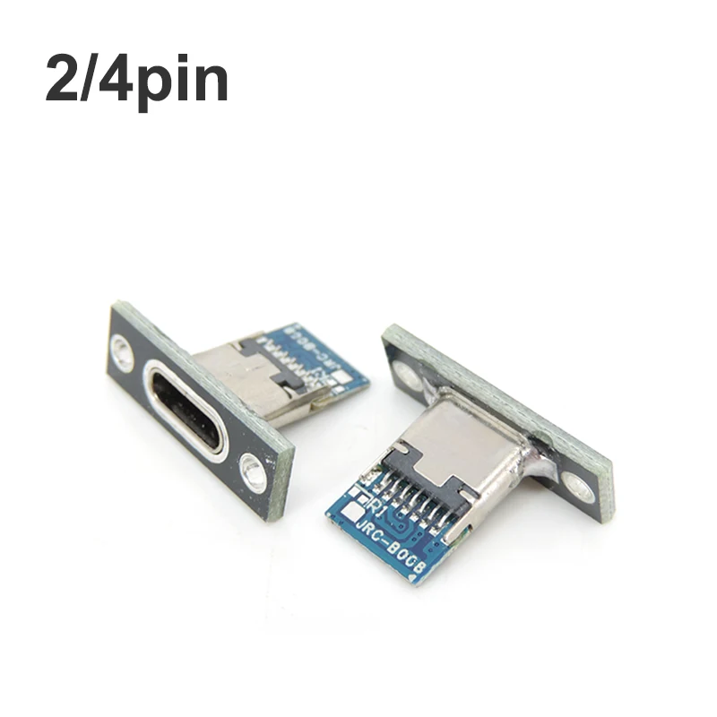 2p 4p Type-C, Jack USB 3.1 Tip-C 2Pin 4Pin Femeie Conector Jack de Încărcare Port USB 3.1 de Tip C, Socket placa de fixare