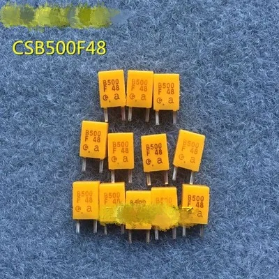 500K ceramice cristal CSB500F48 B500F 48 DE 500KHZ în-linie 2-pin galben