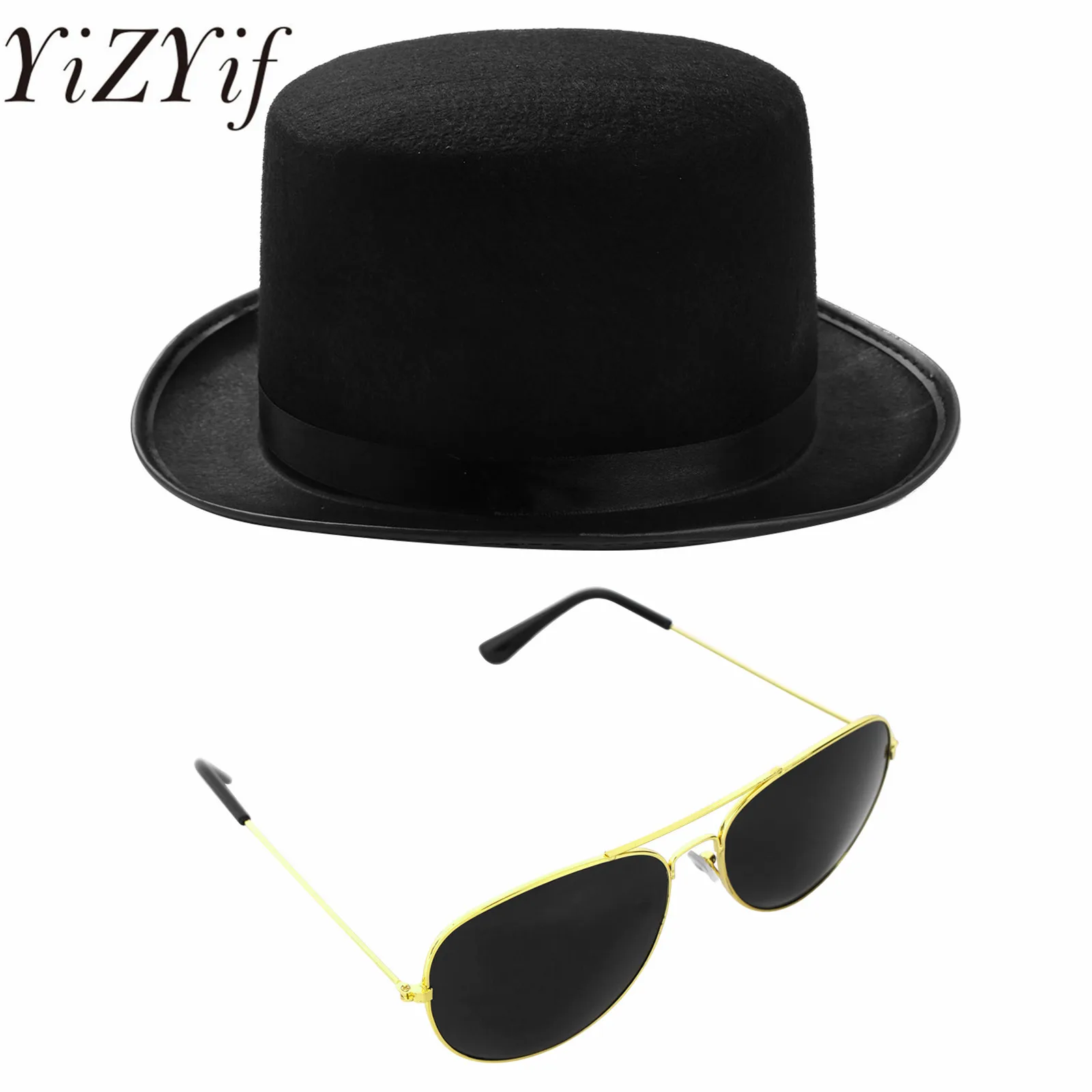 Anglia Stil Fedora Pălărie Jazz Bărbați Formale Magician Pălărie de Epocă Panama Capac Trilby Panama Gangsteri Capace Părinte Pălărie cu ochelari de Soare