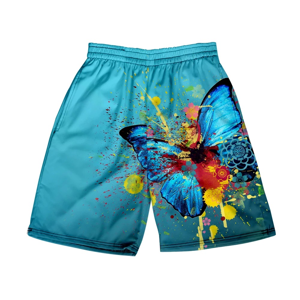 Butterfly Beach Shorts pentru Bărbați și îmbrăcăminte pentru femei tipar digital 3D casual pantaloni scurți de Moda pereche de Pantaloni