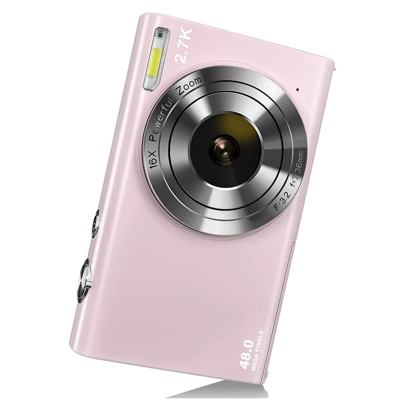 Digital de Camera Cu Auto Focus, 2.7 K 48MP Vlogging Camera Cu 2.8 Inch Ecran Mare, Elegant, Camera Pentru Adolescenti