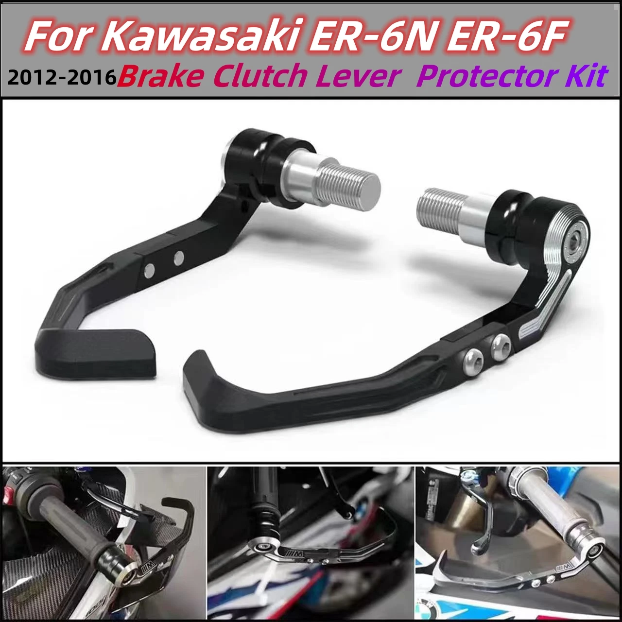 Motocicleta Frana si Maneta de Ambreiaj Kit Protector Pentru Kawasaki ER-6N ER-6F 2012-2016