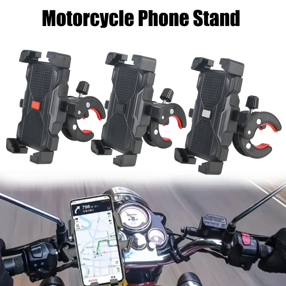 Navigare GPS Suport Bicicleta Motocicleta Suport de Telefon pentru iPhone Samsung Huawei Suport Rotativ 360° Reglabil de Blocare Automată