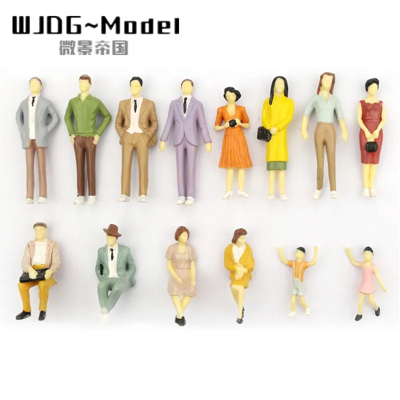 WJDG model 1/25 A datelor despre culori pentru pictura oamenii pasageri în picioare HO scară o varietate de specificații