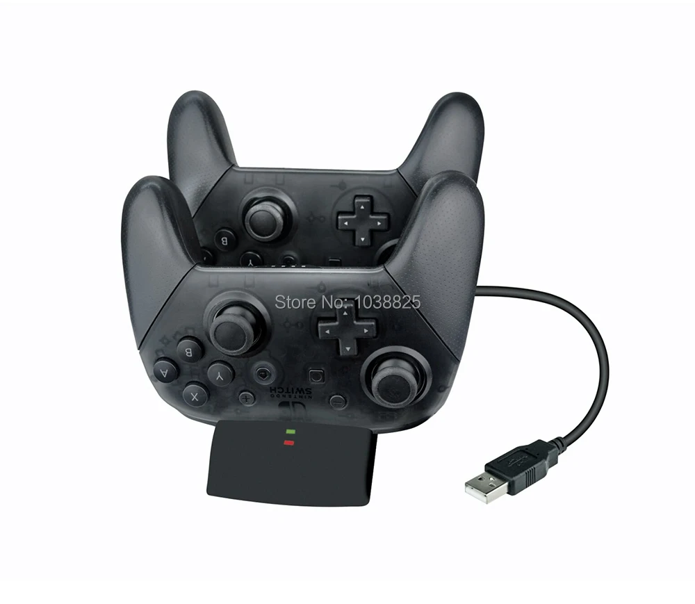 Wireless Pro Controler de Joc Incarcator pentru Nintendo Comutator de Încărcare de Andocare Sta Stație pentru a Comuta Pro Controller cu Indicator